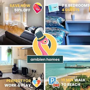 Apartment Flamingo Rise 2 Bed 6 Guest Escape, Bournemouth